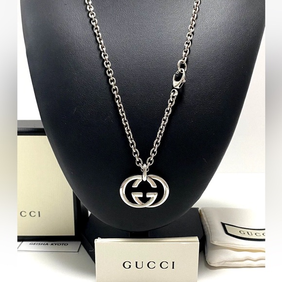 Gucci 925 Sterling Silver Luxury Necklace - Picture 4 of 7